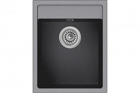 Мойка для кухни Longran Ultra ULS400.500 - 40 Lava прямоуг. 40х50 глуб. 20см вып. 3 1/2" (врезная) лава