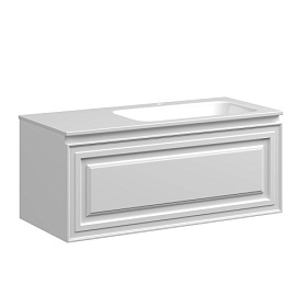 Тумба под раковину Sancos Very 100 правая подвесная 1 выдв.ящ. Bianco VR100RW
