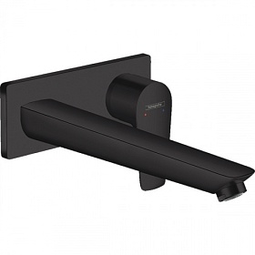 Смеситель для умывальника (раковины) (внешняя часть) Hansgrohe Talis E 71734670 чёрный латунь