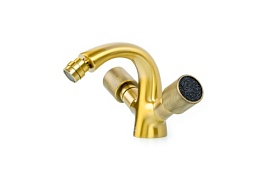 Смеситель для биде Boheme Royal Cristal 316-Royal/CRST black бронза латунь Водяной
