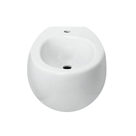 Биде подвесное Sanita Luxe Ringo BD.WH/Ringo/C/WHT.G/S1 без крышки белое фарфор Водяной