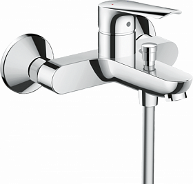 Смеситель для ванны/душа (короткий излив) Hansgrohe Logis E 71403000 хром латунь Водяной