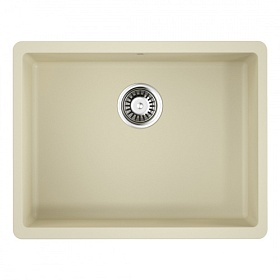 Мойка для кухни Omoikiri Kata 54-U-BE 4993408 прямоуг. 54х42 глуб. 20см (толщ.10мм) вып. 3 1/2" (подстольная) ваниль