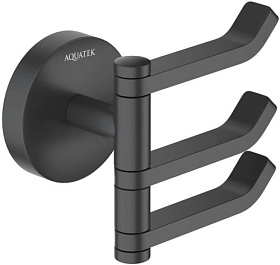 Крючок 3-ой Aquatek Бетта AQ4632MB чёрный