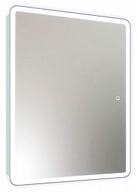 Зеркало-шкаф Континент Emotion Led 60x80 белое LED подсветка МВК028