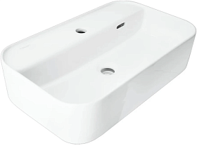 Раковина (умывальник) Sanita Luxe Infinity 60 накладная (чаша на столешницу) WB.CT/Infinity/60-C.Shelf/WHT.