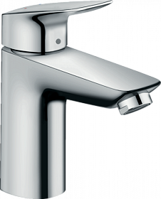 Смеситель для умывальника (раковины) Hansgrohe Logis 71107000 хром латунь