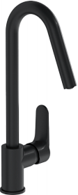 Смеситель для кухни (мойки) Vitra Root Round A4274236EXP чёрный латунь