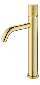 Смеситель для умывальника (раковины) Boheme Stick Gold Touch Gold 122-GG.2 золото латунь
