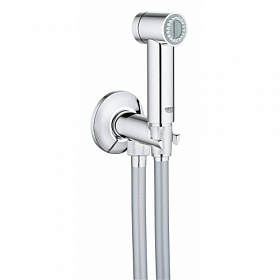 Лейка гигиеническая с держателем и шлангом Grohe Sena 26332000 хром