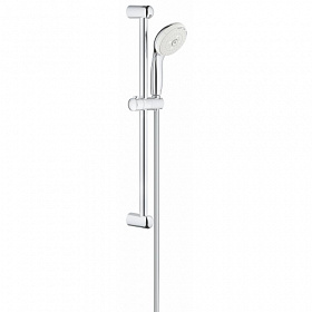 Душевая стойка с лейкой и шлангом Grohe Tempesta New 600 мм d580х260 мм круглая 3-х реж. 27794001 хром