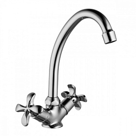 Смеситель для кухни (мойки) Lemark Flora LM0104C хром латунь