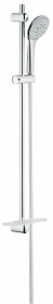 Душевая стойка с лейкой и шлангом Grohe Euphoria Champagne 920 мм d110 мм круглая 3-х реж. с мыльницей 27227001 хром