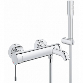 Смеситель для ванны/душа (короткий излив) Grohe Essence+ 33628001 хром латунь Водяной