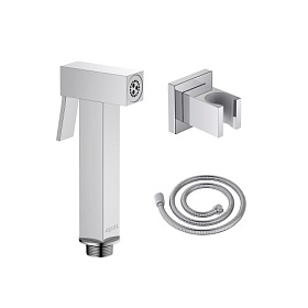 Лейка гигиеническая с держателем и шлангом Aquatek AQ2053CR хром