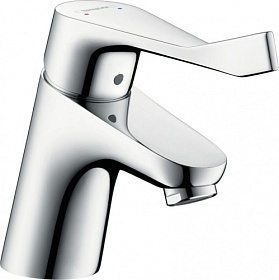 Смеситель для умывальника (раковины) медицинский (хирургический) Hansgrohe Focus 31910000 хром латунь