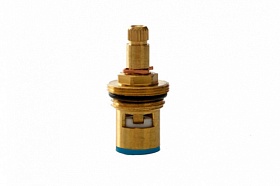 Кран-букса 1/2" керамика 90 град. (мах. 20 шлицов) резьба под колп. Евро Ledeme L52-4