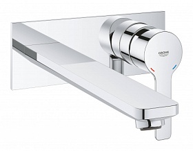 Смеситель для умывальника (раковины) (внешняя часть) Grohe Lineare New 23444001 хром латунь