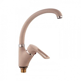 Смеситель для кухни (мойки) Loffrey H825 LF85925К бежевый цинк