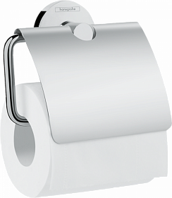 Держатель для туалетной бумаги скоба с крышкой Hansgrohe Logis Universal 41723000 хром