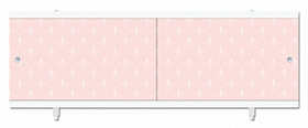 Экран (панель) фронтальный 148 Метакам Кварт универсальный ЭРИ148 пластик розовый иней