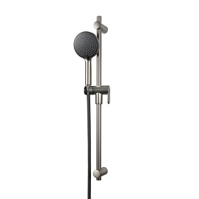 Душевая стойка с лейкой и шлангом Iddis Optima Home 700 мм d115 мм круглая 3-х реж. OPH3F20i16 графит