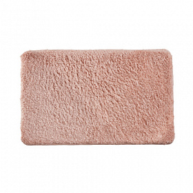 Коврик для ванной комнаты Iddis Decor 80х50 термопластичная резина TPR / микрофибра розовый Водяной