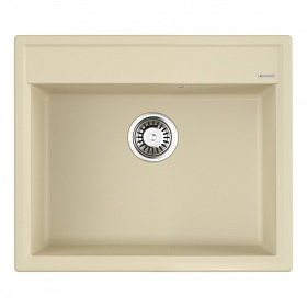 Мойка для кухни Omoikiri Daisen 60-BE 4993616 прямоуг. 60х51 глуб. 20см (толщ.10мм) вып. 3 1/2" (врезная) ваниль