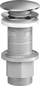 Донный клапан 1 1/4" AM.PM click/clack мультифункциональный нажимной F070M100 хром