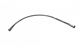 Карниз для ванны Aquatek Таурус дуга 170х90см хром KARN-0000023