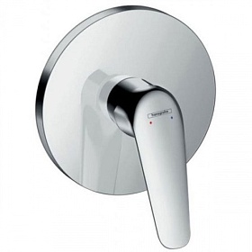 Смеситель для душа (внешняя часть) Hansgrohe Novus 71065000 хром латунь Водяной
