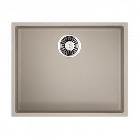 Мойка для кухни Omoikiri Bosen 54-U-SA 4993163 прямоуг. 54х44 глуб. 22см (толщ.10мм) вып. 3 1/2" (подстольная) бежевая
