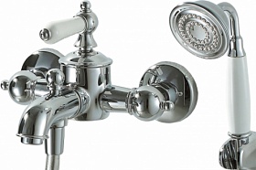 Смеситель для ванны/душа (короткий излив) Bravat Art F675109C-B хром латунь