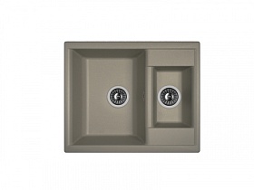 Мойка для кухни Dr.Gans Астра 620K 25.065.D0620.410 прямоуг. 62х51 глуб. 20см вып. 3 1/2" (врезная) везувий