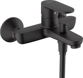 Смеситель для ванны/душа (короткий излив) Hansgrohe Vernis Blend 71440670 чёрный латунь