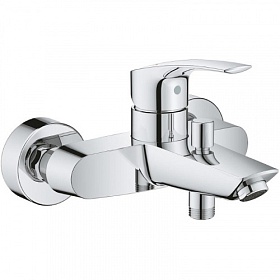 Смеситель для ванны/душа (короткий излив) Grohe Eurosmart New 33300003 хром латунь