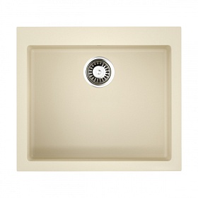 Мойка для кухни Omoikiri Bosen 57-BE 4993146 прямоуг. 57х50 глуб. 22см (толщ.10мм) вып. 3 1/2" (врезная) ваниль Водяной