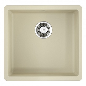 Мойка для кухни Omoikiri Kata 44-U-BE 4993401 прямоуг. 44х42 глуб. 20см (толщ.10мм) вып. 3 1/2" (подстольная) ваниль