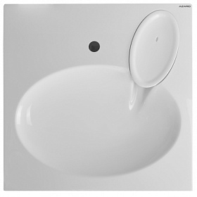 Раковина (умывальник) Azario Elegance New 60 подвесная CS00086606 над стиральной машинкой