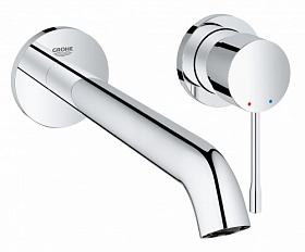 Смеситель для умывальника (раковины) (внешняя часть) Grohe Essence+ 19967001 хром латунь Водяной