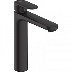 Смеситель для умывальника (раковины) Hansgrohe Vernis Blend 71552670 чёрный латунь Водяной