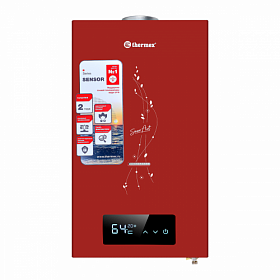 Водонагреватель Thermex S 20 MD (Art Red) газовый проточный Водяной