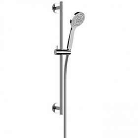 Душевая стойка с лейкой и шлангом Gessi Shower 600 мм d100 мм круглая 1-реж. 47304-031 хром