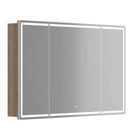 Зеркало-шкаф Sancos Mirror 119х74 дуб галифакс LED подсветка MI120EG