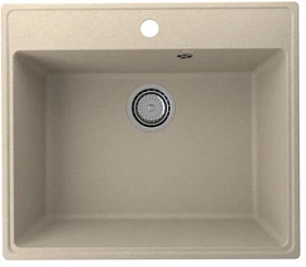 Мойка для кухни Ulgran Quartz Forte 580 Forte 580-03 прямоуг. 58х50 глуб. 18см вып. 3 1/2" (врезная) десерт